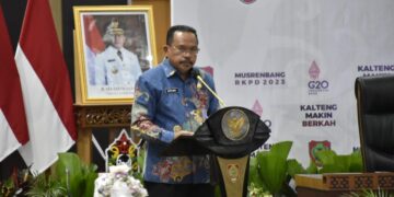 Pj. Sekda H. Nuryakin Sampaikan Ringkasan Rancangan RKPD Prov. Kalteng Tahun 2022