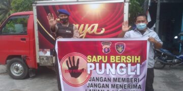 Satpolairud Polres Seruyan Sosialisasi Saber Pungli ke Masyarakat