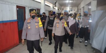 Pantau Arus Balik, Wakapolda Kalteng Tinjau Pelabuhan dan Bandara Sampit