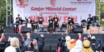 Berkarakter Jujur dan Tidak Elitis; Ganjar Presiden 2024 Menggema dari Ribuan Pemuda di Kalteng