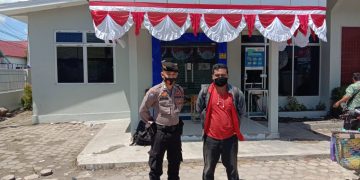 Babinkamtibmas Sebangau Jaya Lakukan Pengawasan Dana Desa