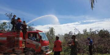 Polsek Danau Sembuluh Terus Lakukan Pendinginan Lahan Rawan Kebakaran
