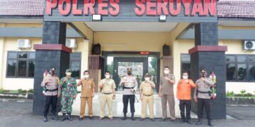 Kapolres Seruyan Pimpin Apel Gabungan Siaga Bencana