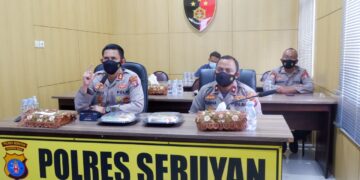 Kapolres Seruyan Pimpin Zoom Meeting dengan Kapolsek Jajaran