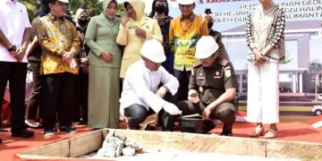 Pembangunan Rehab Kantor Kejati, Gubernur Sugianto Berharap Meningkatkan Produktivitas Kinerja