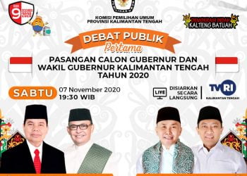 Nanti Malam Debat Pertama Calgub/Cawagub Kalteng