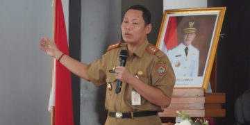 Sahli Gubernur Yuas Elko Sampaikan Visi Misi Gubernur Saat Latsar CPNS Gelombang IV