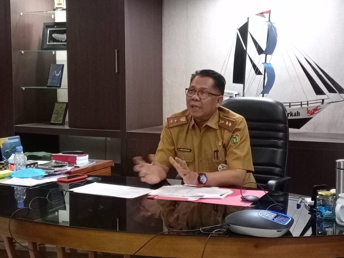 Darliansjah saat berkoordinasi dengan Direktur Operasional PT. Perindo secara virtual