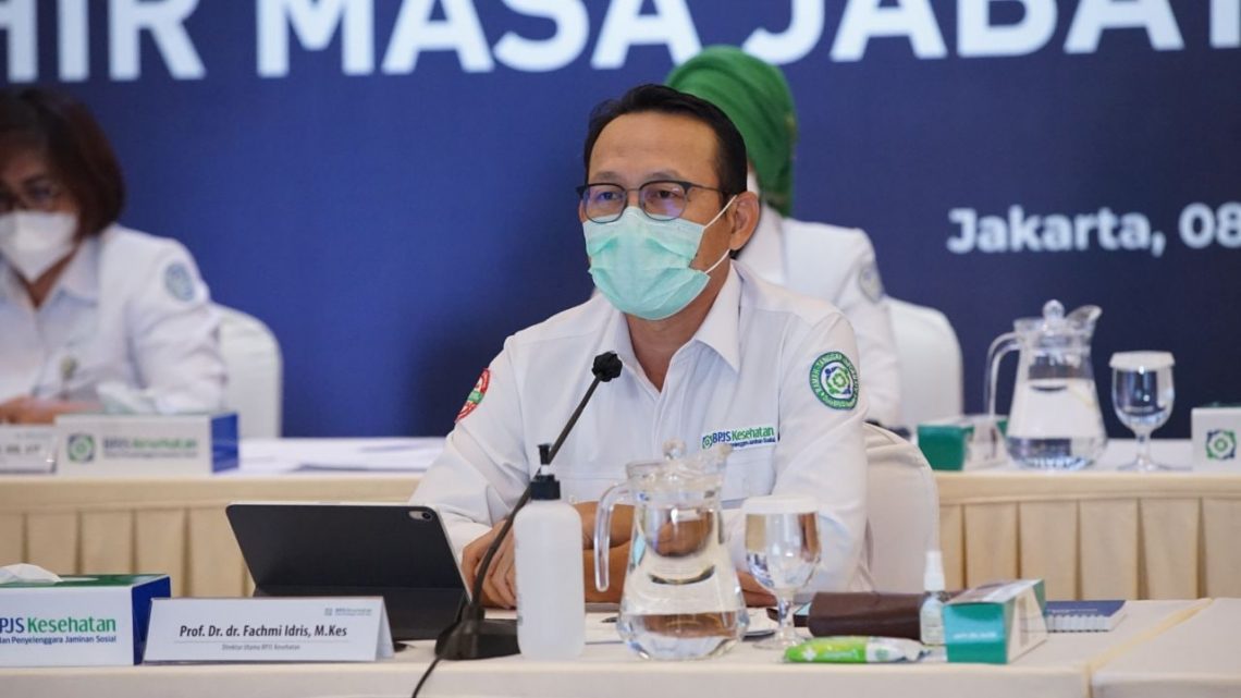 Jajaran Direksi BPJS Kesehatan saat Public Expose tahunan dan Izin mohon undur diri. Foto : Ist