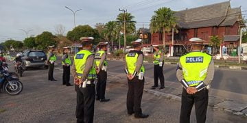 Satlantas Polres Seruyan Rutin Gatur Lalu Lintas di Pagi Hari
