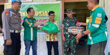 Bakti Sosial PT Sembilan Tiga Pedana di Desa Hurung Tampang dan Desa Katanjung