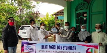 Bakti Sosial Warnai HUT ke-4 SMSI di Kalteng