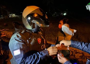 Saat Patroli, Ditsamapta Polda Kalteng Amankan Pemuda Bawa Obat Terlarang
