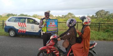 Stop Pungli, Sat Lantas Polres Seruyan Sosialisasi Saber Pungli