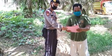 Polsek Seruyan Hulu Sosialisasi Cegah Karhutla ke Masyarakat