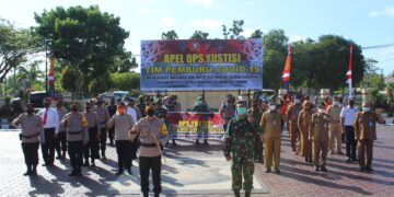 Polres Seruyan Apel Operasi Yustisi Tim Pemburu Covid-19 di Seruyan