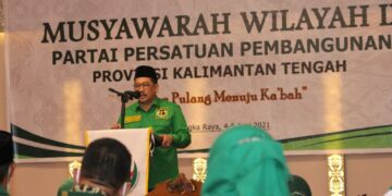 KH. DR Zainut Tauhid, Resmi Membuka Muswil IX PPP Kalteng