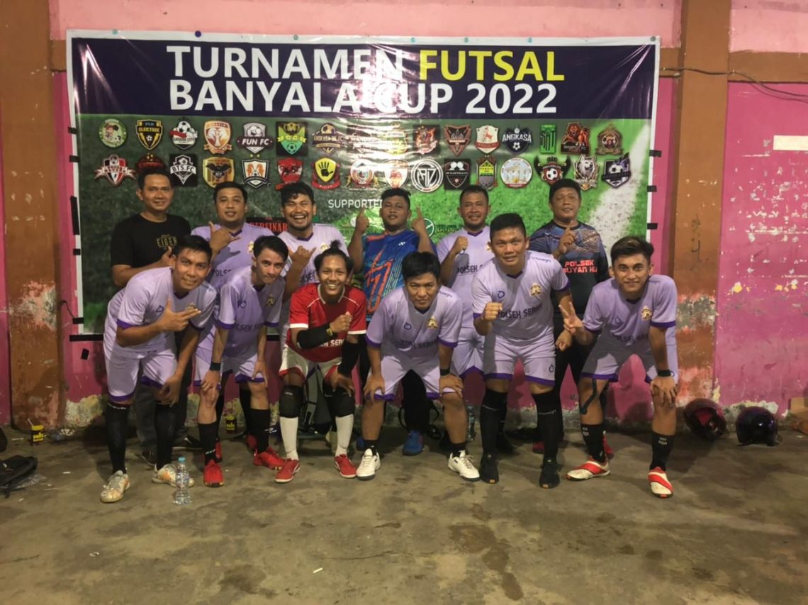 Tim Futsal Polsek Seruyan Hilir Jajaran Polres Seruyan