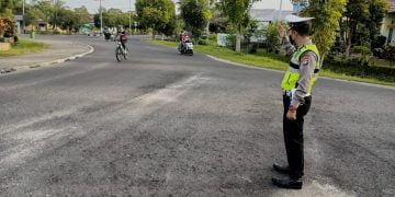 Sat Lantas Polres Seruyan Rutin Laksanakan Gatur Lalin di Pagi Hari