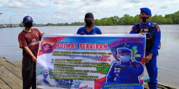 Satpolairud Polres Seruyan Lakukan Patroli Dialogis dengan Masyarakat Pesisir