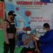 Polsek Danau Sembuluh Amankan Vaksinasi Bersama UPTD Puskesmas Terawan