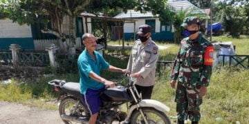 Personel Polsek Seruyan Tengah Tidak Henti Lakukan Operasi Yustisi