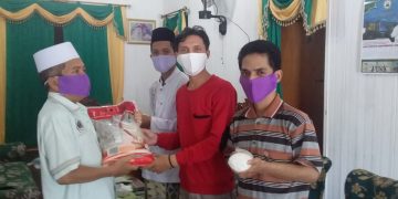 SMSI Kalteng Salurkan Paket Sembako ke Mahasiswa
