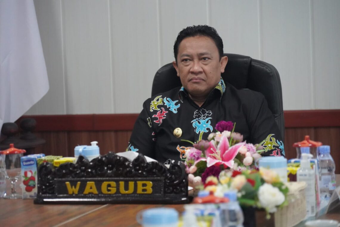 Wakil Gubernur Kalteng, H. Edy Pratowo, saat menghadiri secara virtual Pembukaan GTRA Summit 2022