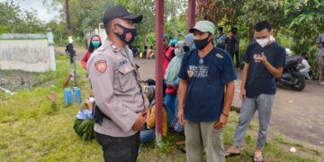 Personil Polsek Seruyan Hilir Lakukan Kegiatan Yustisi