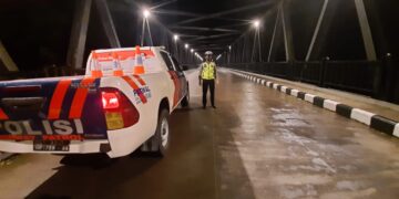 Satlantas Polres Seruyan Laksanakan Patroli Balap Liar