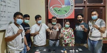 Dalam Waktu 5 Jam, Polisi Tangkap 4 Orang dan 128,10 gram Sabu