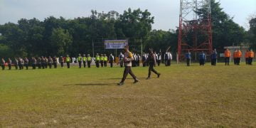 Polres Lamandau Gelar Apel Gabungan Cegah Karhutla