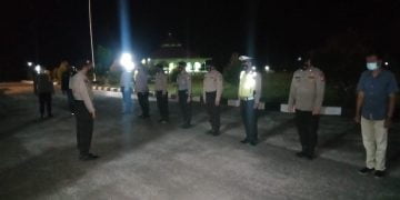 Polres Gumas Gelar Blue Light Patrol