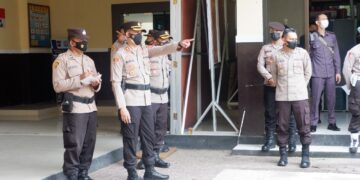 Kapolres Seruyan Cek Kondisi Bangunan Ruang Bagren