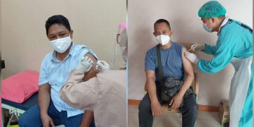 Hari ini 63 Wartawan di Palangka Raya Terima Suntik Vaksin Covid-19