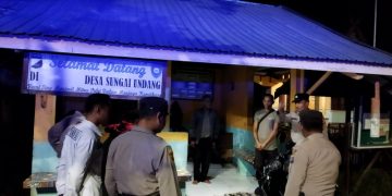 Tim Patroli Polres Seruyan Sambangi Pos FKPM Desa Sungai Undang
