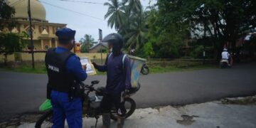 Satpolairud Polres Seruyan Sosialisasikan Larangan Karhutla ke Warga Pesisir