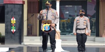 Polres Seruyan Apel Gelar Pasukan Antisipasi Kegiatan Demo 11 April 2022