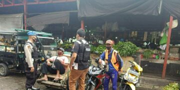 Patroli Prokes Terus Dilakukan Polsek Seruyan Hilir