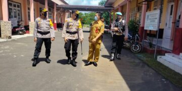 Kapolres Seruyan Cek Kesiapsiagaan Personil Pam di Perkantoran 