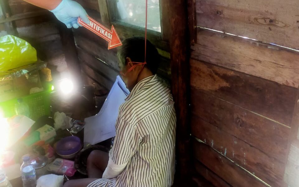 Piket SPKT Polresta Palangka Raya mendapat laporan adanya penemuan mayat di Jalan Tjilik Riwut Km.10 Kelurahan Petuk Ketimpun Kecamatan Jekan Raya Kota Palangka, Rabu (9/6/2021) pagi. Foto : Ist