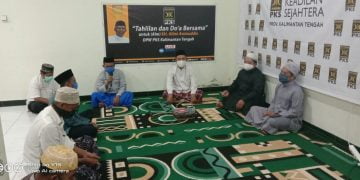 PKS Kalteng Gelar Tahlilan dan Doa Bersama