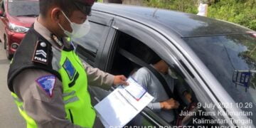 Selama PPKM Darurat Keluar Masuk Kota Palangka Raya Diperketat