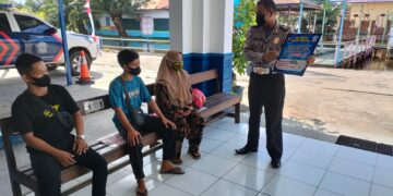 Sat Lantas Polres Seruyan Ingatkan Masyarakat Terapkan Protokol Kesehatan