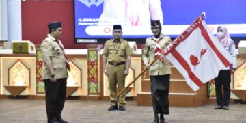 Ivo Sugianto Sabran Lepas Kontingen Kwarda Pramuka Kalteng Ikuti Jambore Nasional XI