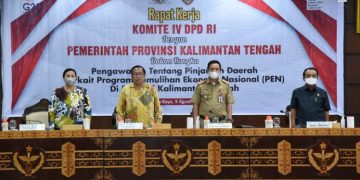 Pemprov Kalteng Gelar Raker Dengan Komite IV DPD RI