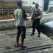 Satpolairud Polres Seruyan Selalu Ingatkan Warga Pesisir Taati Prokes