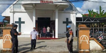 Jamin Keamanan Beribadah, Polsek Seruyan Hilir Patroli ke Gereja