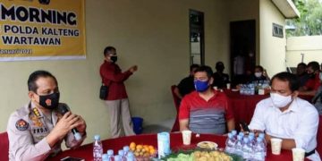Paska Sehari Dilantik, Kombes Eko Gelar Coffee Morning dengan Wartawan