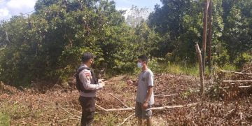 Berikan Sosialisasi Karhutla, Polsek Danau Sembuluh Diapresiasi Masyarakat